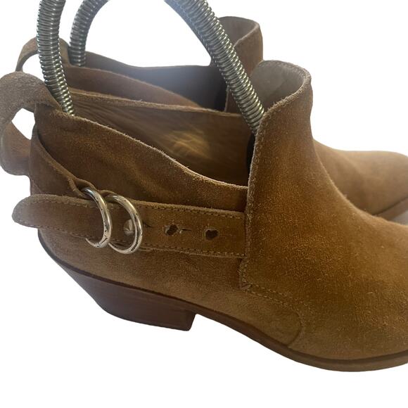 Rag & Bone Women's Size EUR 37.5 US 7 Sullivan Suede Ankle Boots Booties - Picture 2 of 12